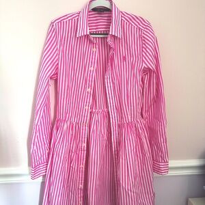 Ralph Lauren - NWOT- kids Size 12 -pink and white stripes